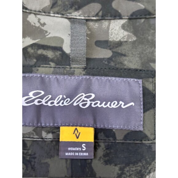 Eddie Bauer Travex Womens Camo Utility Vest Pockets Zip Up Outdoor Size Small - Picture 5 of 7